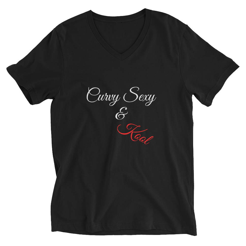Curvy Sexy Kool V Neck Tee