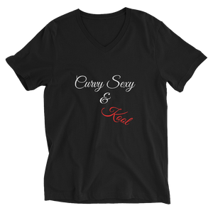 Curvy Sexy Kool V Neck Tee
