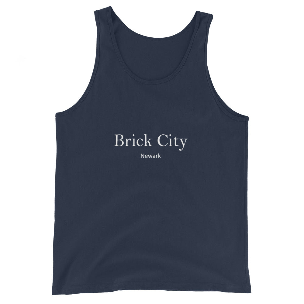 Navy Brick City Tank Top
