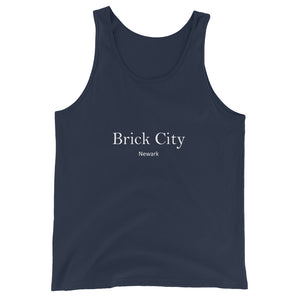 Navy Brick City Tank Top